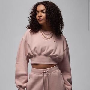 Jordan Flight Fleece Women Cropped Sweatshirt size Small
